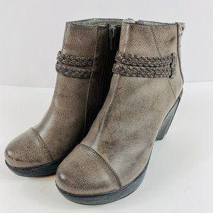 JBU Merlot Wedge Ankle Bootie Charcoal 7.5 Vegan